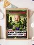 Custom Baby News Poster – Personalized Strong Baby Wall Art